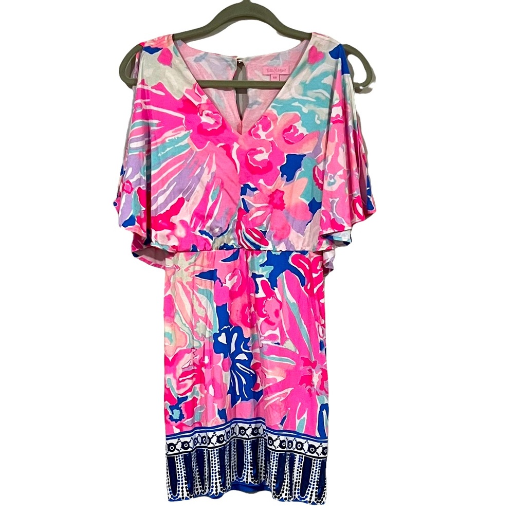 Lilly Pulitzer Gabrielle Dress Multi Playa Hermosa Print